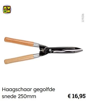 Promoties Haagschaar gegolfde snede - AVR - Geldig van 08/03/2024 tot 31/08/2024 bij Multi Bazar