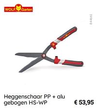Heggenschaar pp + alu gebogen hs-wp-Wolf Garten