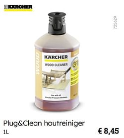 Kärcher plug+clean houtreiniger