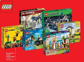 Promoties Amusement créatif - Lego - Geldig van 20/03/2024 tot 02/04/2024 bij Carrefour