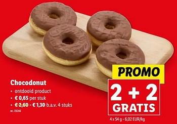 Promoties Chocodonut - Huismerk - Lidl - Geldig van 27/03/2024 tot 02/04/2024 bij Lidl