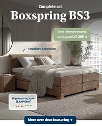 Boxspring bs3 elektrische-Ergosleep