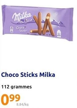 Promotions Choco sticks milka - Milka - Valide de 20/03/2024 à 26/03/2024 chez Action
