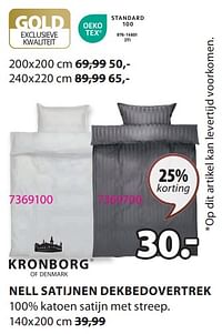 Nell satijnen dekbedovertrek-Kronborg