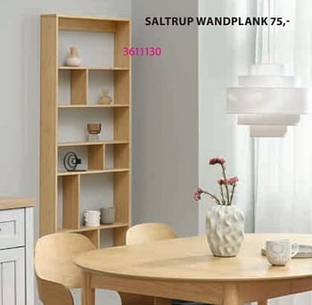 Promoties Saltrup wandplank - Huismerk - Jysk - Geldig van 18/03/2024 tot 07/04/2024 bij Jysk