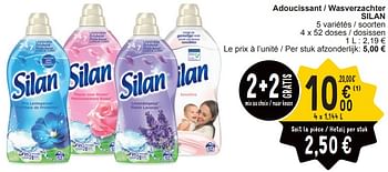 Promotions Adoucissant - wasverzachter silan - Silan - Valide de 19/03/2024 à 25/03/2024 chez Cora