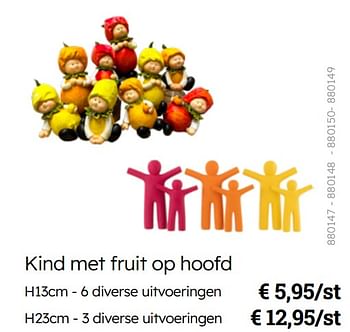 Promoties Kind met fruit op hoofd - Huismerk - Multi Bazar - Geldig van 08/03/2024 tot 30/06/2024 bij Multi Bazar