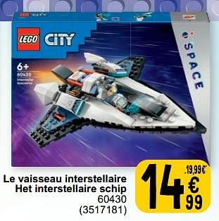 Promotions Le vaisseau interstellaire het interstellaire schip 60430 - Lego - Valide de 19/03/2024 à 30/03/2024 chez Cora