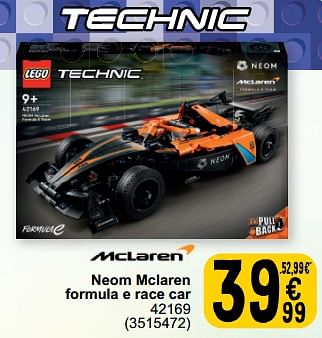 Promotions Neom mclaren formula e race car 42169 - Lego - Valide de 19/03/2024 à 30/03/2024 chez Cora