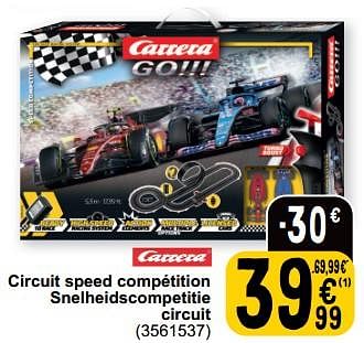 Promoties Circuit speed compétition snelheidscompetitie circuit - Carrera - Geldig van 19/03/2024 tot 30/03/2024 bij Cora