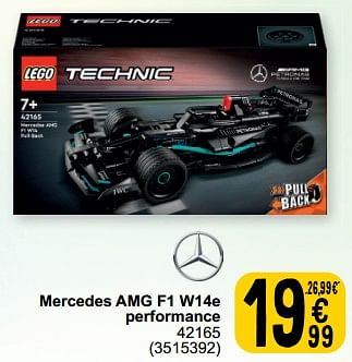Promoties Mercedes amg f1 w14e performance 42165 - Lego - Geldig van 19/03/2024 tot 30/03/2024 bij Cora