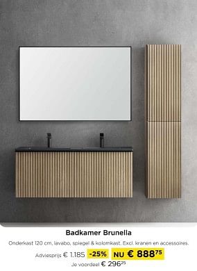 Promotions Badkamer brunella - Produit maison - Molecule - Valide de 01/03/2024 à 31/03/2024 chez Molecule