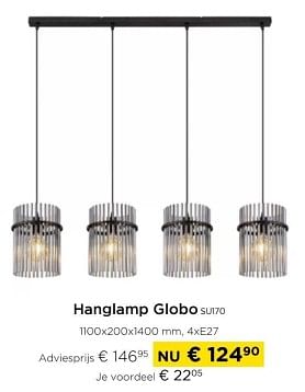 Promoties Hanglamp globo su170 - Globo - Geldig van 01/03/2024 tot 31/03/2024 bij Molecule