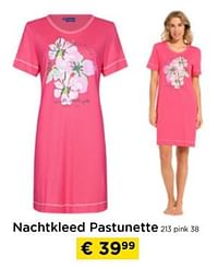 Nachtkleed pastunette 213 pink 38-Pastunette
