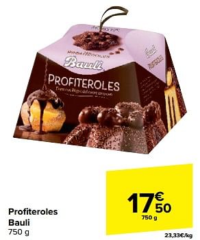 Promoties Profiteroles bauli - Bauli - Geldig van 20/03/2024 tot 02/04/2024 bij Carrefour