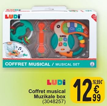 Promotions Coffret musical muzikale box - Ludi - Valide de 19/03/2024 à 30/03/2024 chez Cora