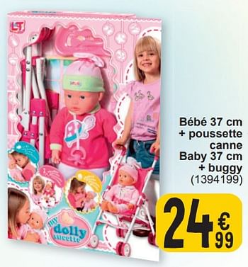 Promoties Bébé + poussette canne baby + buggy - Loko toys - Geldig van 19/03/2024 tot 30/03/2024 bij Cora