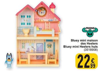 Promoties Bluey mini maison des heelers bluey mini heelers huis - Moose - Geldig van 19/03/2024 tot 30/03/2024 bij Cora