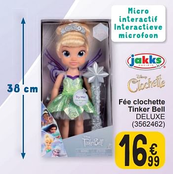 Promoties Fée clochette tinker bell deluxe - Jakks Pacific - Geldig van 19/03/2024 tot 30/03/2024 bij Cora