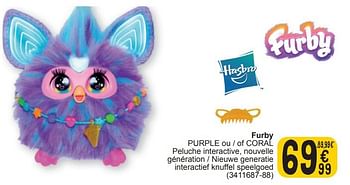 Promoties Furby purple ou - of coral - Furby - Geldig van 19/03/2024 tot 30/03/2024 bij Cora