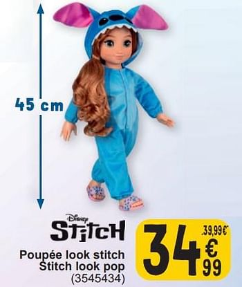 Promoties Poupée look stitch stitch look pop - Disney - Geldig van 19/03/2024 tot 30/03/2024 bij Cora