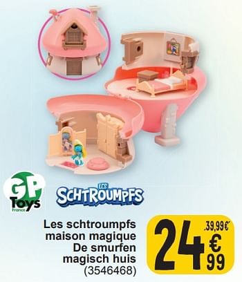 Promoties Les schtroumpfs maison magique de smurfen magisch huis - Les Schtroumpfs - Geldig van 19/03/2024 tot 30/03/2024 bij Cora