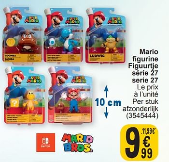 Promoties Mario figurine figuurtje série 27 serie 27 - Jakks Pacific - Geldig van 19/03/2024 tot 30/03/2024 bij Cora