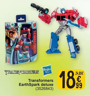 Promoties Transformers earthspark deluxe - Hasbro - Geldig van 19/03/2024 tot 30/03/2024 bij Cora