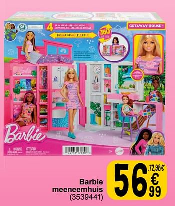Promoties Barbie meeneemhuis - Mattel - Geldig van 19/03/2024 tot 08/04/2024 bij Cora
