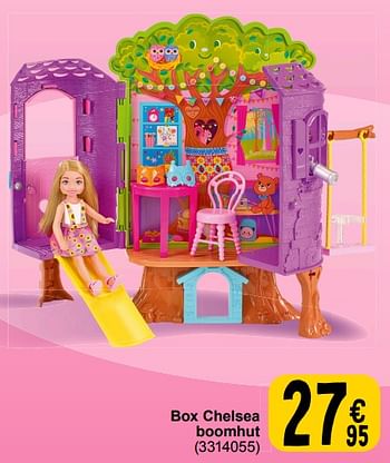 Promoties Box chelsea boomhut - Mattel - Geldig van 19/03/2024 tot 08/04/2024 bij Cora