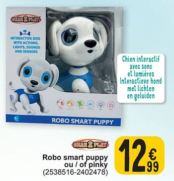 Promoties Robo smart puppy ou - of pinky - Gear2Play - Geldig van 19/03/2024 tot 30/03/2024 bij Cora