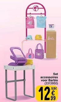Set accessoires voor barbie-Mattel