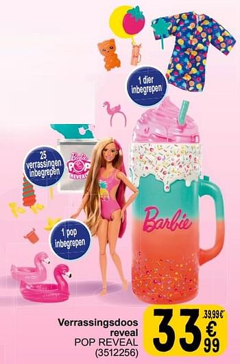 Promotions Verrassingsdoos reveal pop reveal - Mattel - Valide de 19/03/2024 à 08/04/2024 chez Cora