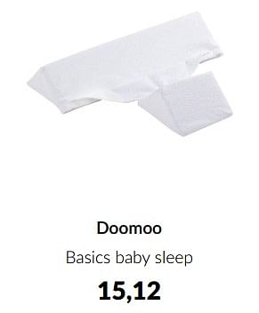 Promoties Doomoo basics baby sleep - Doomoo - Geldig van 11/03/2024 tot 08/04/2024 bij BabyPark