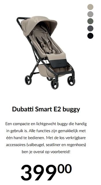 Promotions Dubatti smart e2 buggy - Dubatti  - Valide de 11/03/2024 à 08/04/2024 chez BabyPark
