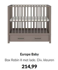 Europe baby box robin ii met lade-Europe baby
