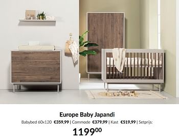Promoties Europe baby japandi - Europe baby - Geldig van 11/03/2024 tot 08/04/2024 bij BabyPark