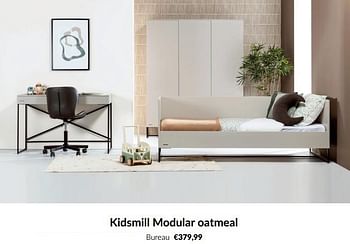 Promoties Kidsmill modular oatmeal bureau - Kidsmill - Geldig van 11/03/2024 tot 08/04/2024 bij BabyPark