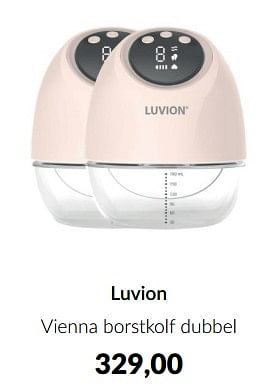 Promotions Luvion vienna borstkolf dubbel - Luvion - Valide de 11/03/2024 à 08/04/2024 chez BabyPark