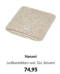 Nanami ledikantdeken wol-Nanami