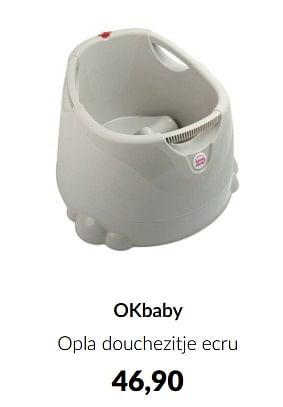 Promotions Okbaby opla douchezitje ecru - Okbaby - Valide de 11/03/2024 à 08/04/2024 chez BabyPark