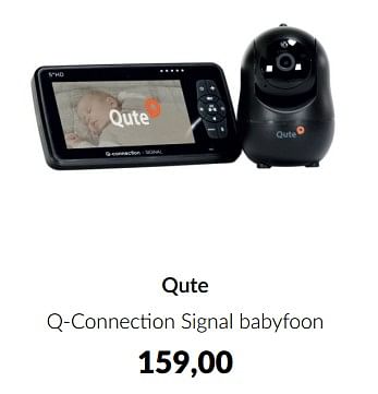 Promoties Qute q-connection signal babyfoon - Qute  - Geldig van 11/03/2024 tot 08/04/2024 bij BabyPark