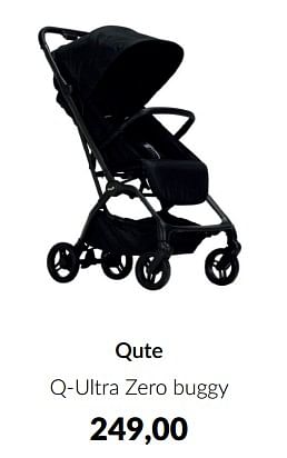 Promoties Qute q-ultra zero buggy - Qute  - Geldig van 11/03/2024 tot 08/04/2024 bij BabyPark