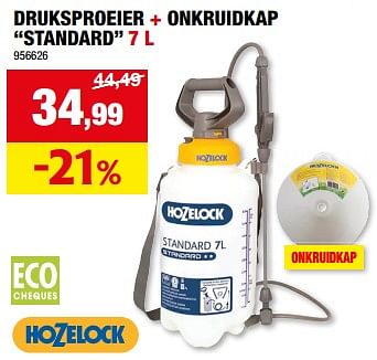 Promotions Druksproeier + onkruidkap standard - Hozelock - Valide de 20/03/2024 à 31/03/2024 chez Hubo