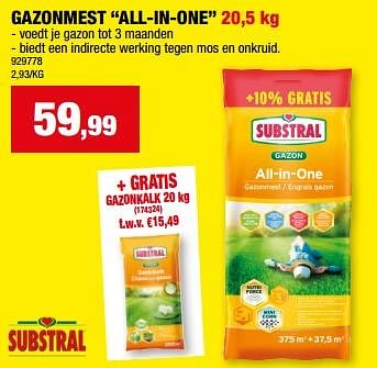 Promotions Gazonmest all-in-one - Substral - Valide de 20/03/2024 à 31/03/2024 chez Hubo