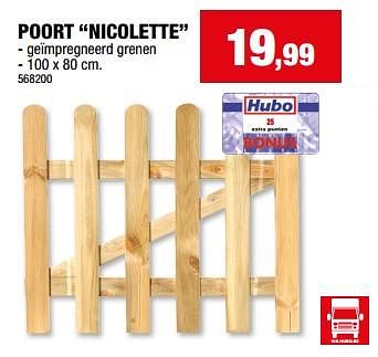 Promotions Poort nicolette - Cartri - Valide de 20/03/2024 à 31/03/2024 chez Hubo