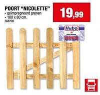 Promoties Poort nicolette - Cartri - Geldig van 20/03/2024 tot 31/03/2024 bij Hubo