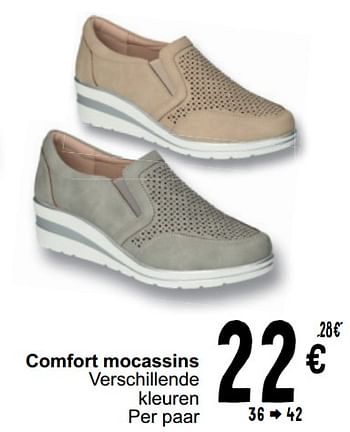 Promoties Comfort mocassins - Huismerk - Cora - Geldig van 19/03/2024 tot 30/03/2024 bij Cora