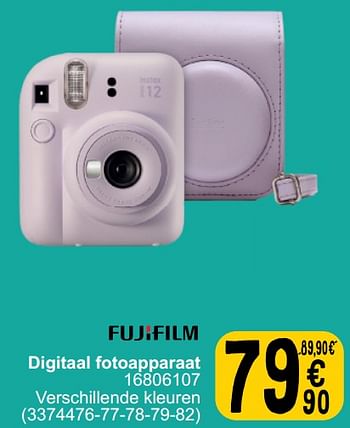 Promoties Digitaal fotoapparaat 16806107 - Fujifilm - Geldig van 19/03/2024 tot 30/03/2024 bij Cora