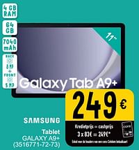 Samsung tablet galaxy a9+-Samsung